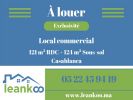 Location Local commercial Casablanca Centre ville 121 m2